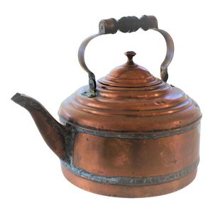 Traditional Copper Kettle For Everyday <b>Tea</b> Brewing And Premium Kitchen Decor With Handcrafted Artistic Detailing - Product Image 1