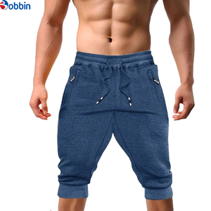New Arrival Men's Capri Pants Workout Gym Fitness Shorts Casual <b>3</b>/<b>4</b> Jogger Running Breathable Drawstring Pockets Unisex Summer - Product Image 6