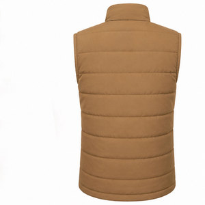 Gilet matelassé d'hiver pour homme OEM, veste sans manches durable et chaude avec poches zippées, résistant au vent, vêtements de travail d'extérieur - Product Image 2