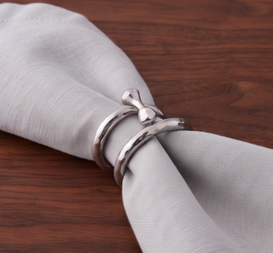 Anillo para Servilletas de Acero Inoxidable con Diseño Antiguo, Apto para Decoración de Mesa, Artículos de Cocina y Uso Doméstico - Product Image 6