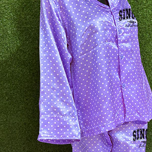 Ropa de Dormir para Mujer, Cómoda, 100% Algodón, Talla Grande, de Verano, Manga Larga, con Bolsillos, Cuello Camisero, Suave - Product Image 5