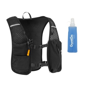 Chaleco de <span class=keywords><strong>Running</strong></span> Gumten para Mujer y Hombre con Botella de Agua de 250 ml, Chaleco de Hidratación para Correr, <span class=keywords><strong>Accesorios</strong></span> para Maratón - Product Image 4