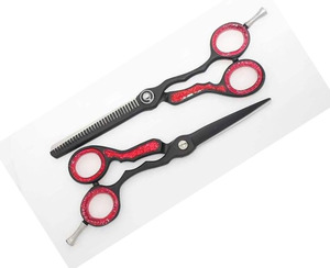 Tijeras de Peluquería Profesionales de Acero Inoxidable de Grado Industrial, con Mango Largo para Diestros, 28 Dientes, para Salón de Belleza, OEM - Product Image 6