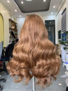 Extensions de cheveux humains vierges Remy vietnamiens de haute qualité, 100 % sans nœuds ni perte, style ondulé, double trame machine, pour tous - Product Image 2