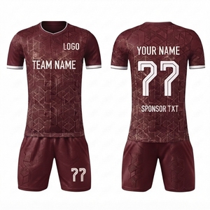 Ventes en gros de maillots de football personnalisés à impression numérique, ensemble de tenue de football pour garçons, ensemble de maillots de football pour enfants - Product Image 1