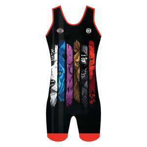 Nouveauté : Maillots de lutte sublimés de qualité supérieure pour la musculation – Tenues de sport sublimées - Product Image 5