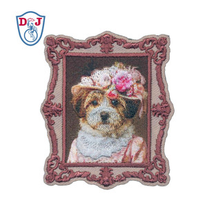 Nouveaux aimants de réfrigérateur personnalisés brodés avec impression par sublimation, motif animal chien - Product Image 3