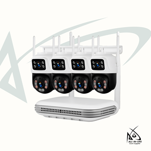 Sudex SMT3MHKNVR58 Remote Monitoring 6MP WiFi NVR CCTV Security <b>Camera</b> <b>System</b> Double Lens <b>IP</b> Kit Android iOS APP Control - Product Image 6