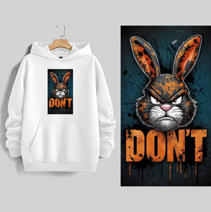 เสื้อสเวตเชิ้ตผ้าฝ้าย 100% พิมพ์ลายการ์ตูนแบบสั่งทำ |   เสื้อฮู้ดกันหนาวแบบยูนิเซ็กซ์ ผ้าฟลีซ ไม่ยับ พร้อมกระเป๋า น้ำหนัก 300 กรัม - Product Image 5