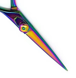 Tijeras de Peluquería de Bajo Precio para Cuidado Personal, Hoja de Acero Inoxidable, Tijeras Multicolores para Recortar y Cortar el Cabello ANAAIF - Product Image 6