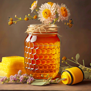 Saveur audacieuse Miel naturel pur Multiflora 500g Amélioration de l'énergie en vrac emballé avec Logo personnalisé Meilleur prix de fabrication - Product Image 3