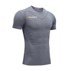 Camiseta Deportiva para Hombre, Absorbente de Humedad, Transpirable, de Secado Rápido, para Running, Baloncesto, Tejido Sólido - Product Image 4