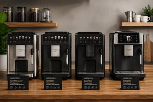 Machine à café expresso commerciale entièrement automatique avec mousseur à lait, écran tactile, alimentation par batterie/USB pour hôtel, voiture et café - Product Image 2