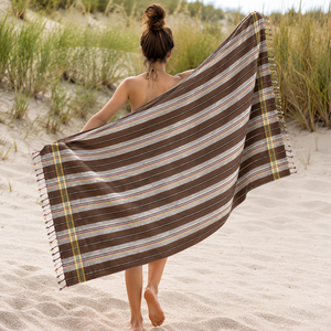 Stylish Soft Quality 100% Cotton Super Absorbent Kikoy <b>Towel</b> <b>Turkish</b> <b>Towel</b> at Factory Price Wholesale in India. - Product Image 1