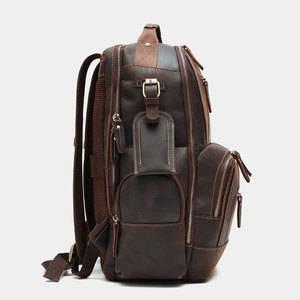 Mochilas de Cuero Elegantes y Modernas para la Temporada de Invierno, Mochilas de Cuero Genuino para Mujer, Estilo Invernal - Product Image 6