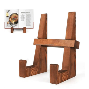 Soporte para libros de cocina de madera resistente que ofrece un uso duradero, un diseño confiable y un rendimiento constante para cocinas ocupadas. - Product Image 1