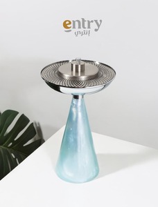 Quemador de Incienso Aromático de Lujo, Duradero, con Bandeja Metálica Ondulada, Soporte para Bakhoor, Incensario Árabe para Fragancia del Hogar - Product Image 3