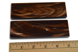 Bloques de Cuerno de Búfalo Natural Marrón de la Mejor Calidad, Pulidos, Impermeables, Estilo Animal Moderno, para Mangos de Cuchillos Decorativos y Artesanías - Product Image 2
