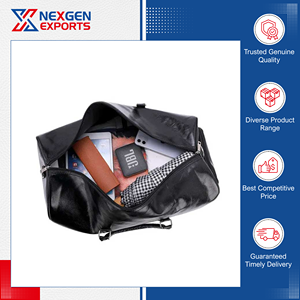 Proveedor Reconocido que Vende Bolsos de Viaje de Cuero PU de Alta Calidad y Confiables con Compartimento para Zapatos para Compradores Mayoristas - Product Image 5