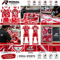 Seragam Sepak Bola Terbaru Desain Baru Jersey Sepak Bola Custom Untuk Tim Pria Produsen Terbaik Tren Teratas Ramah Lingkungan