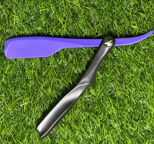 Stainless Steel Manual Safety <b>Razor</b> <b>Single</b> <b>Blade</b> Plastic Handle <b>Razors</b> Straight Edge Barber Manual Shaver With Durable - Product Image 5