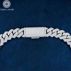 Collar Charm Jewells para Hombre con Perla de Agua Dulce y Moissanita Certificada IGI, Corte Brillante en Forma de Bola, Plata 925 con Baño de Oro de 14K - Product Image 5