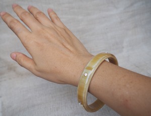 Bracelets en corne de buffle naturelle faits à la main, bracelets de luxe en corne de buffle, bijoux artisanaux en corne de buffle - Product Image 6