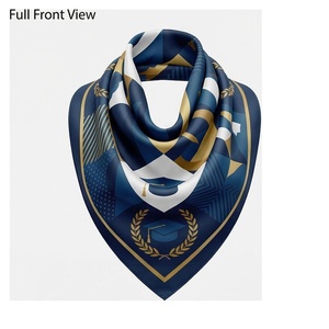 NORTH APPROACH Women's Square <b>Silk</b> Scarf Floral Print Elegant Multi-Functional Fashion Accessory All Seasons - Product Image 1
