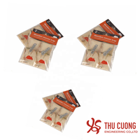 Kelas atas baja kayu jepret Mouse/tikus/tikus kontrol hama dalam/luar ruangan penggunaan mudah Set tidak beracun ramah lingkungan 14x6.5x8cm Thu