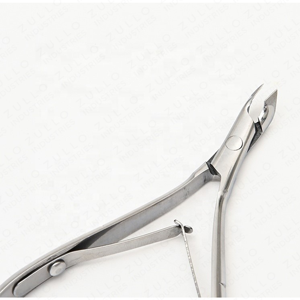 Pince à cuticules fine en acier inoxydable robuste, argentée, outil professionnel de podologie et de manucure, personnalisable OEM - Product Image 5
