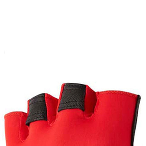 <b>Half</b> Finger Cycling Gloves Red Black PU Material Non <b>Slip</b> Racing Gloves for Unisex Universal Use - Product Image 4