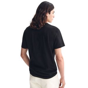 เสื้อยืดผู้ชายทรงสลิมฟิต ผ้าคอตตอนผสม ใส่สบาย คอกลม เรียบง่าย แฟชั่น สำหรับเล่นกีฬาและสวมใส่ลำลอง ขายส่งจากโรงงาน - Product Image 2
