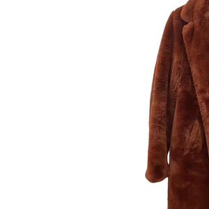 Abrigo Clásico Largo de Lana para Mujer, Estilo Sherpa, Diseño de Logotipo Personalizado, Alta Calidad, OEM/ODM, Moderno y Elegante - Product Image 4