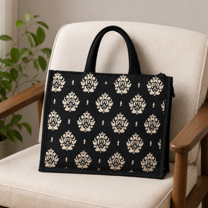 New Arrival Jute Lunch <b>Bag</b> | Multipurpose Organic Shopping <b>Bag</b> with <b>Zip</b> | Handmade Reusable Jute Carry Tote Daily Use Large - Product Image 2