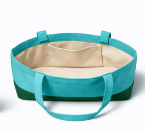 Wholesale High Quality Custom Print Logo Thick <b>Canvas</b> Tote <b>Bag</b> <b>Large</b> Capacity Reusable Shopping Shoulder <b>Bags</b> with Pocket - Product Image 4