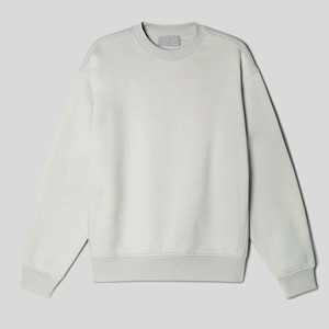 Sweat-shirt à col rond personnalisé en molleton épais brossé 330 g/m², chaud et surdimensionné pour homme - Product Image 1