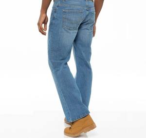 Hot Selling High Quality Lightweight Regular Fit Casual Bo Ut Jeans Wide Leg Flared <b>Denim</b> Belted Drawstring Closure <b>Trousers</b> - Product Image 4