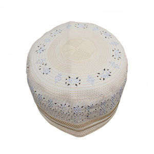 <b>Top</b> Selling Men Prayer Cap Comfortable Soft Kufi Taqiyah Bulk Manufacturer Supply - Product Image 4