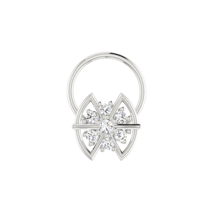 0.06 Carat Brillant HI Couleur Diamant Nez Pin VS-SI Clarté Fine Piercing Bijoux - Product Image 3
