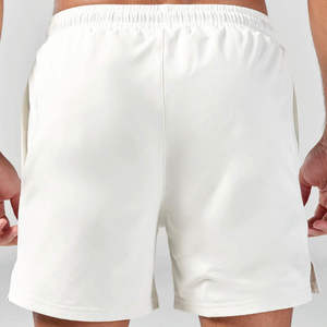 Pantalones Deportivos para Hombre con Paneles Laterales Contorneados, Malla Interior, Ligeros, Transpirables, Impermeables, Blancos, Esenciales, 5 Pulgadas - Product Image 4