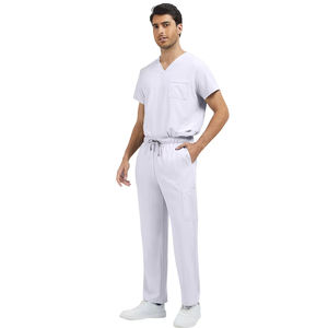 Nueva Llegada, Uniformes Médicos Unisex de Punto Ecológico, Talla Europea, con Logotipo Personalizado, para Hospital, Clínica, Laboratorio, Médico, Verano - Product Image 1