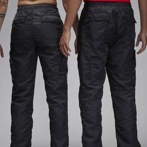 Classic Men Casual Pants, Elastic Waist <b>Drawstring</b> Striped Workout Pants <b>Trousers</b> with Pockets Sporty - Product Image 2