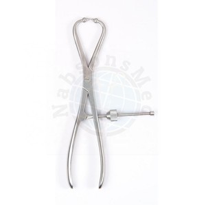 Pinza de reducción ósea NABSONS MED de acero inoxidable, instrumento quirúrgico ortopédico manual para reducción de fracturas y alineación ósea - Product Image 4