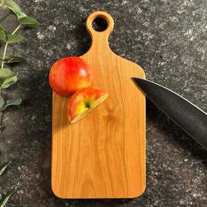 Planche à découper en acacia robuste, faite à la main, naturelle, durable, rectangulaire, épaisseur 1,2 cm, passe au lave-vaisselle, préparation alimentaire - Product Image 4