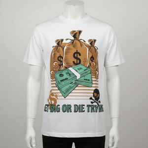 Camiseta de Algodón 100% Personalizada al por Mayor con el Logotipo de su Marca, Camiseta Lisa para Hombre, Camisetas Casuales para Hombre - Product Image 3