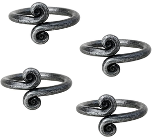 Anneau de serviette en métal de qualité supérieure, design cercle en fil massif, vente en gros - Product Image 6