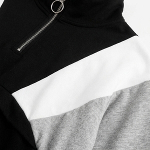 Solid Hooded Regular <b>Sweatshirt</b> Streetwear Breathable Fleece Casual Long Sleeve Gray Pink <b>White</b> Knitted Winter Wear - Product Image 5