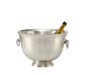 Seau à glace de luxe surdimensionné en aluminium pour champagne et vin, avec poignées, pour mariages, fêtes, hôtels, fournisseur en gros d'articles de bar - Product Image 1