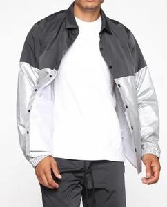 Custom Logo Embroidered Sport Nylon Men's Tracksuit Set Breathable Windbreaker Unisex Zip Jacket Sets - Product Image 2