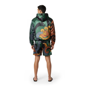 2026 Men Windbreaker Shorts Set Lightweight Nylon Streetwear <b>Tracksuit</b> Summer Outfit Casual Sportswear Two Piece Set Men - Product Image 2